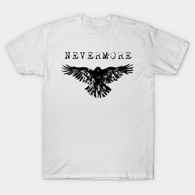 nevermore T-Shirt by horrorshirt